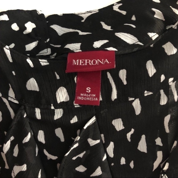 Merona ruffled front sleeveless blouse - Picture 8 of 8